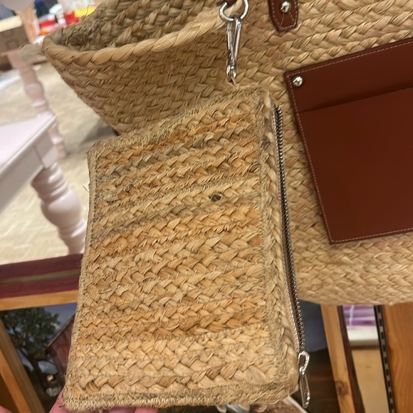 Haute Hippie Tan and Brown beach resort cruise Bag tote - Picture 5 of 7